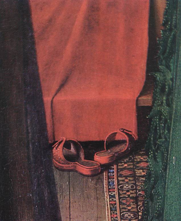 Portrait of Giovanni Arnolfini and his Wife (detail)  yui